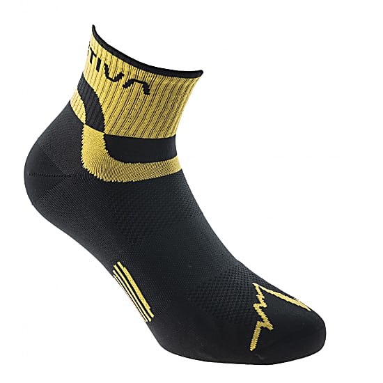 La Sportiva Socken Trail schwarz / gelb